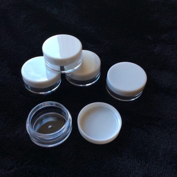 Sample Jars 5ml with white lids x10 in pack