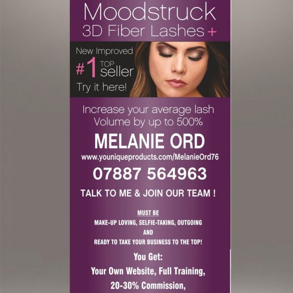 Roller Banner Personalised to your own message.