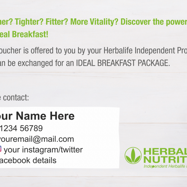 Herbalife A6 Flyer