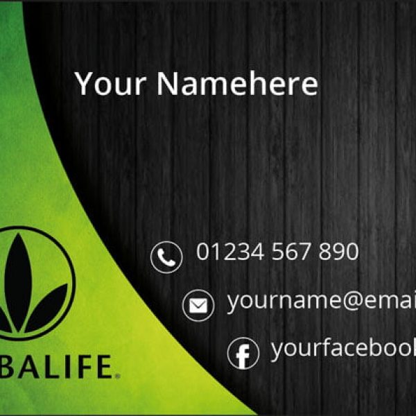 Herbalife Business Cards - Dark Background