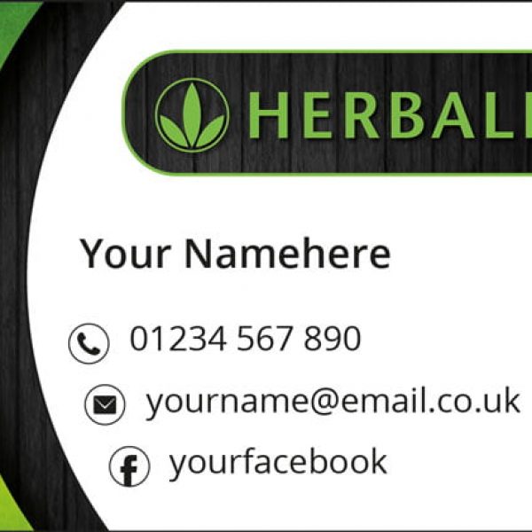 Herbalife Business Cards - Light Background