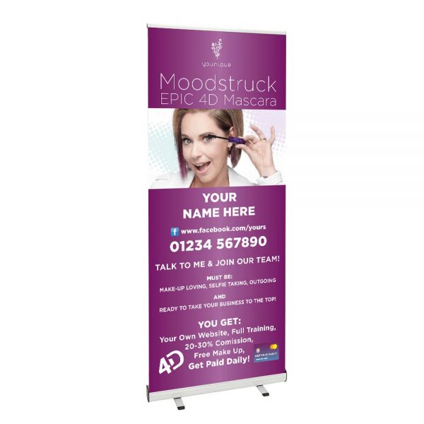 Roller Banner 800 x2000mm Personalised for your event.