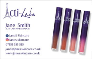 Actilabs Colour Lock Business Cards