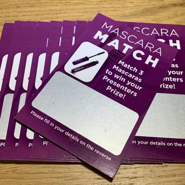 12 Scratch Cards SET (2Winners + 10 losers) party ice-breaker personalised to your organisation. - please ask