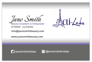 Acti-Labs Business Cards online design