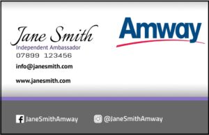 Amway Business Cards From £7.95