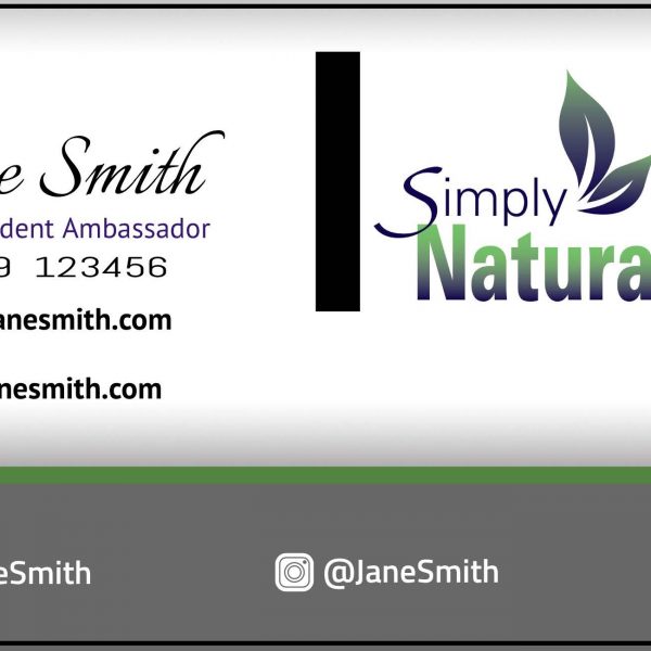 Simply Naturals Business Cards from £7.95